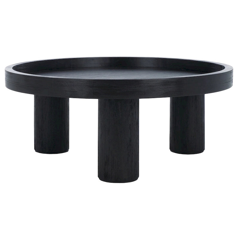 Mesa de centro redonda de 3 patas