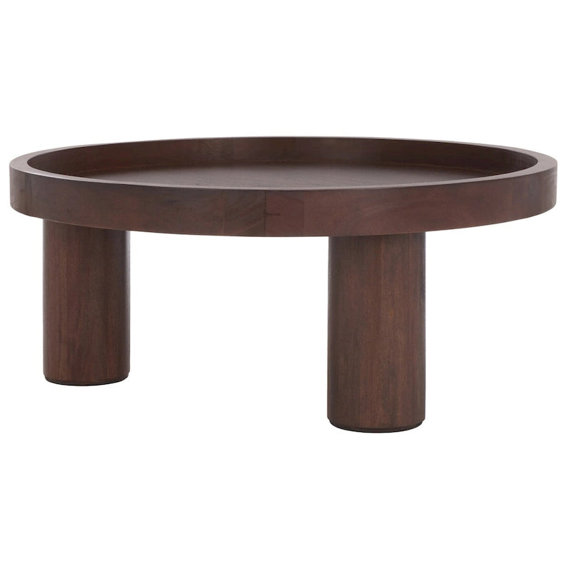 Mesa de centro redonda de 3 patas