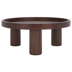 Mesa de centro redonda de 3 patas