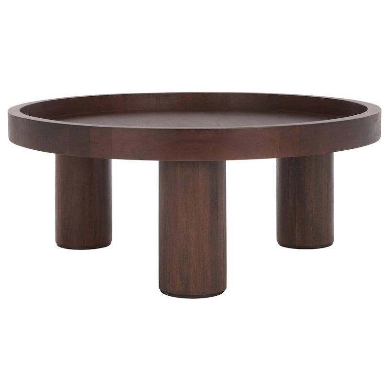 Mesa de centro redonda de 3 patas