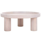 Mesa de centro redonda de 3 patas