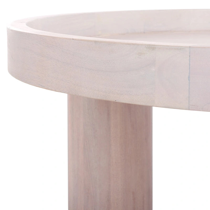 Mesa de centro redonda de 3 patas